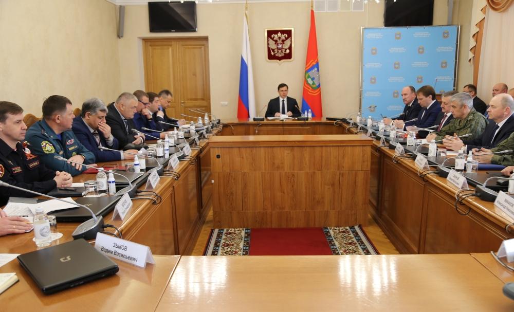 Губернатор Орловской области Андрей Клычков провел заседание оперативного штаба