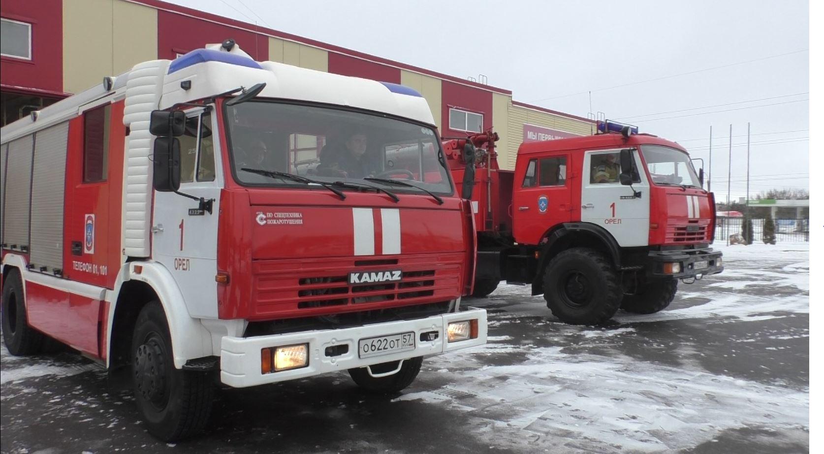 7 раз выезжали пожарные на ликвидацию возгораний в Орловской области за последние сутки