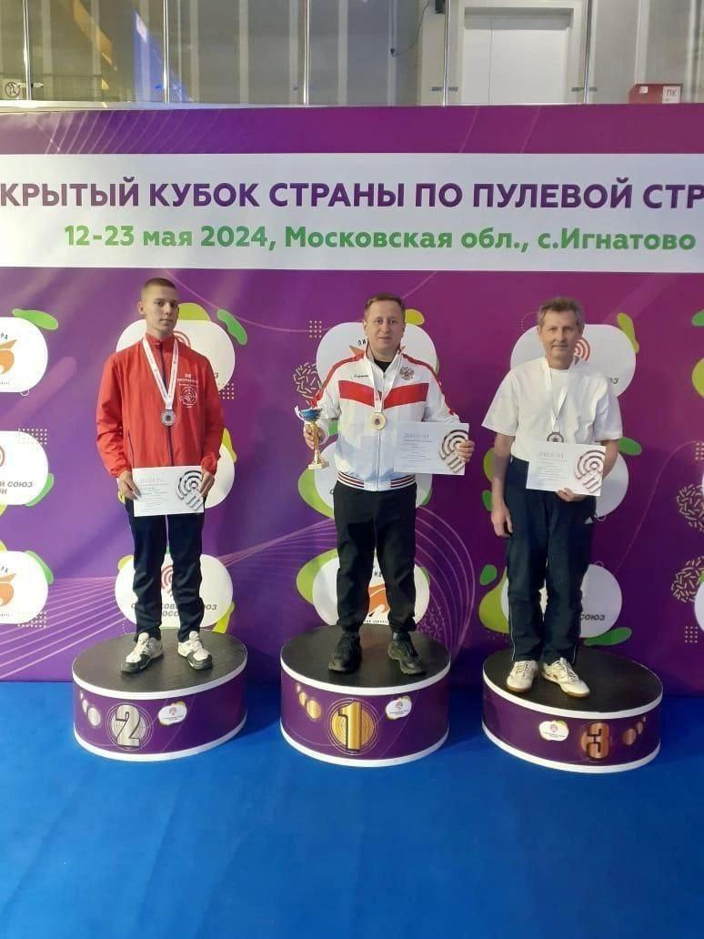Орловские спортсмены завоевали серебряные медали открытого Кубка страны по пулевой стрельбе