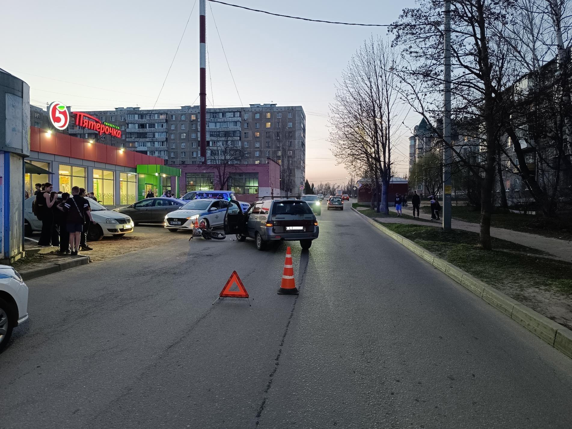 В Орловской области за сутки травмировано два водителя двухколесного транспорта