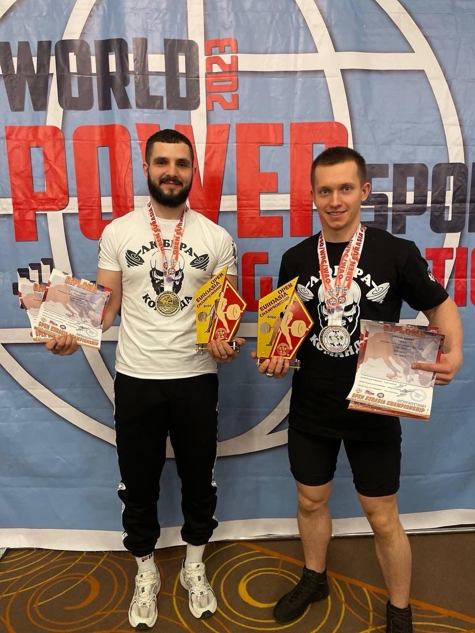 Орловские силачи Кирилл Кузин и Андрей Гришин стали чемпионами международного турнира