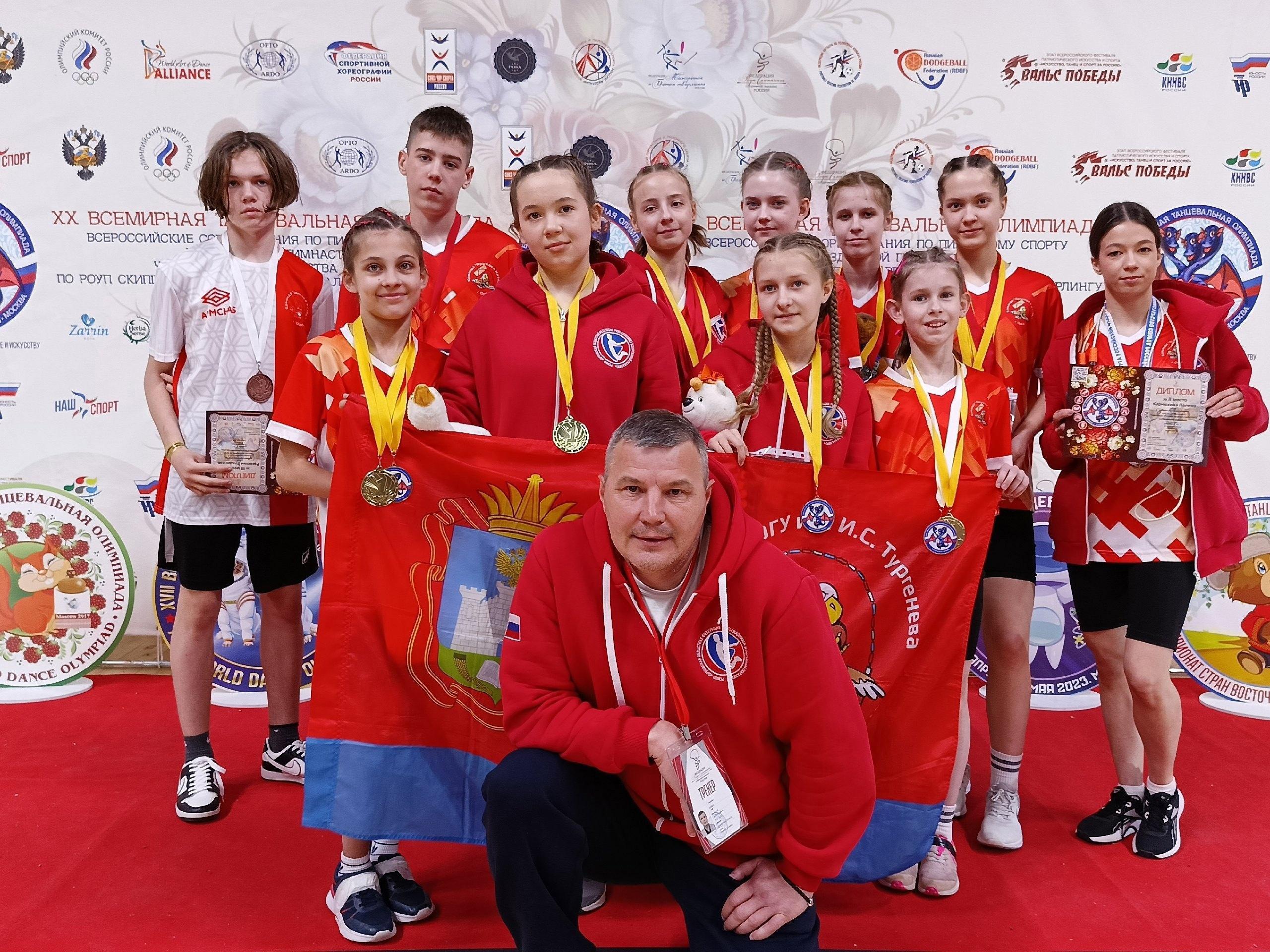 Орловская команда привезла серебро с Первенства России по спортивной скакалке