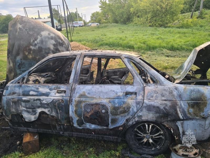 За минувшие сутки в Орловской области сгорело два автомобиля