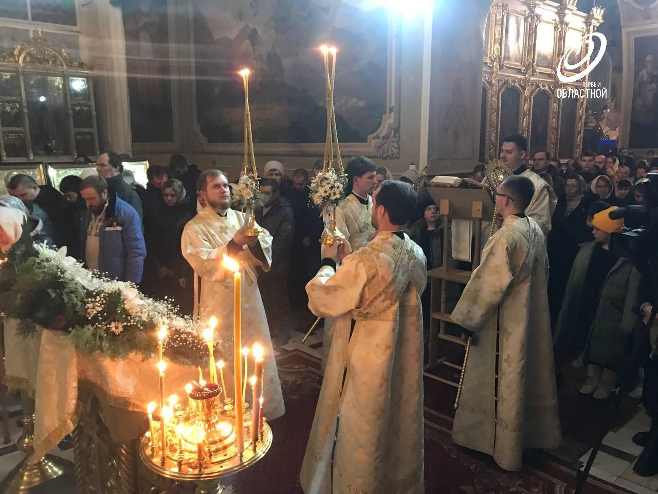Православные орловчане отмечают Рождество Христово