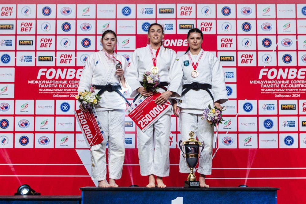 Орловчанка Антонина Шмелёва завоевала золотую медаль на международном турнире по дзюдо