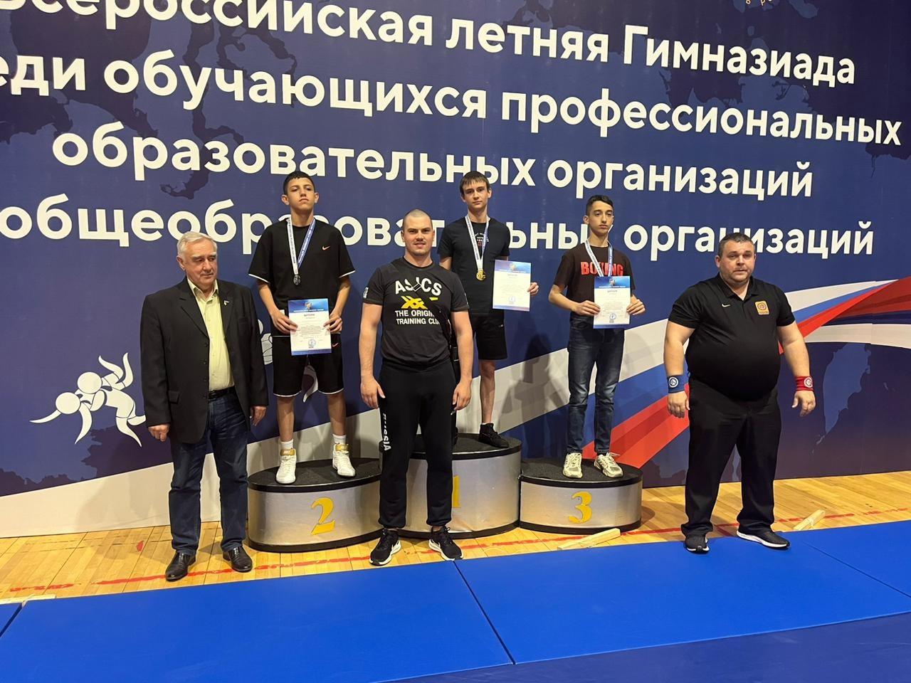 Орловские борцы завоевали медали всех проб на Всероссийской Гимназиаде