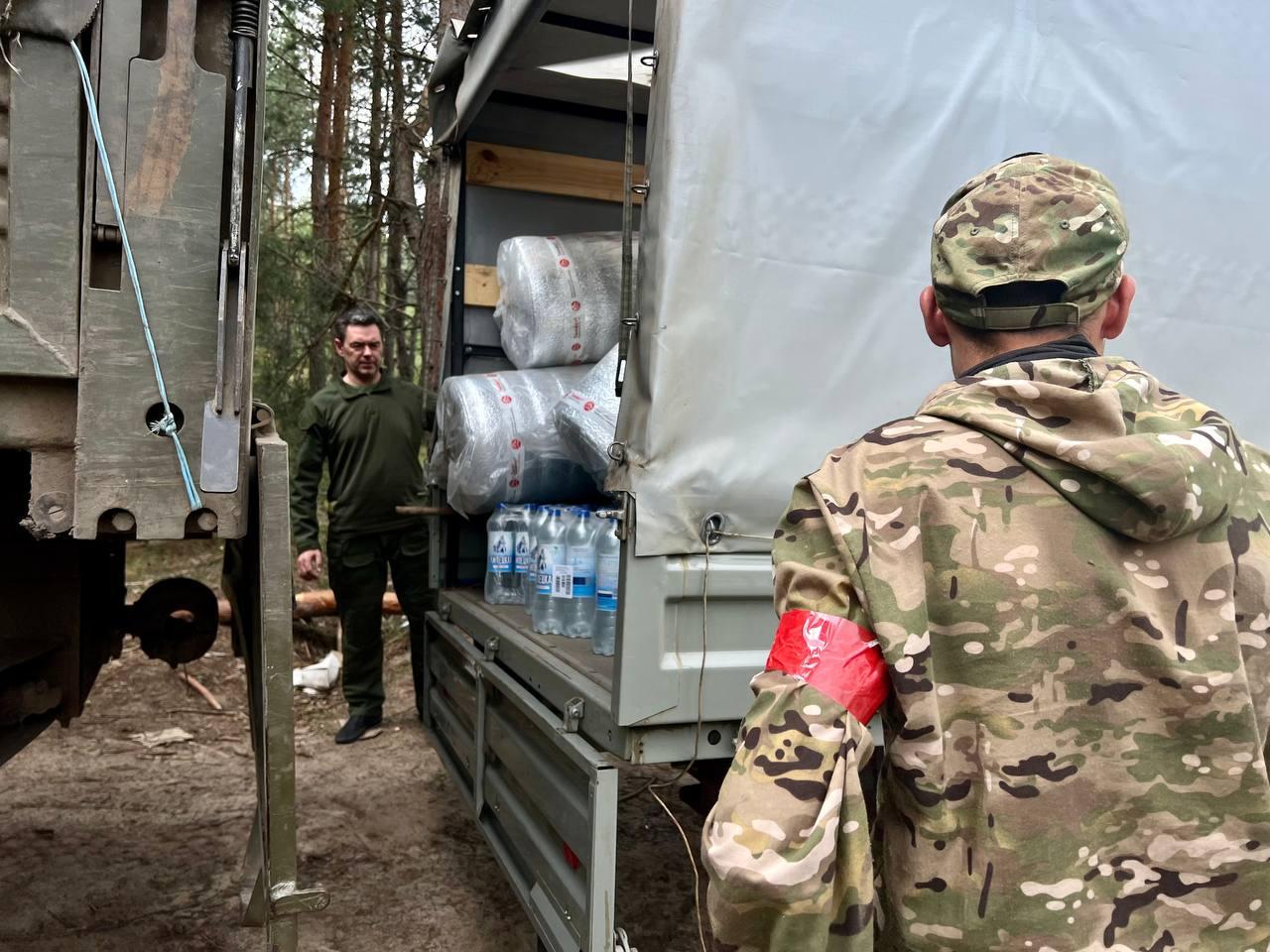 Большой гуманитарный груз доставили бойцам СВО от жителей города Ливны Орловской области