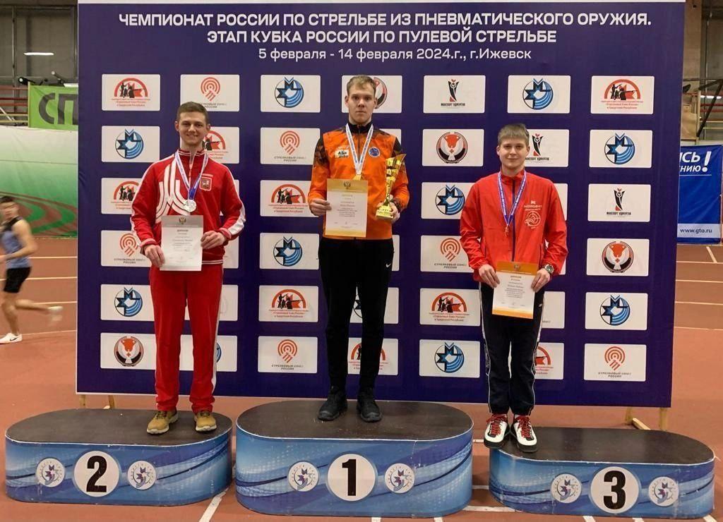 Орловчане на Чемпионате России по пулевой стрельбе завоевали две бронзовые медали