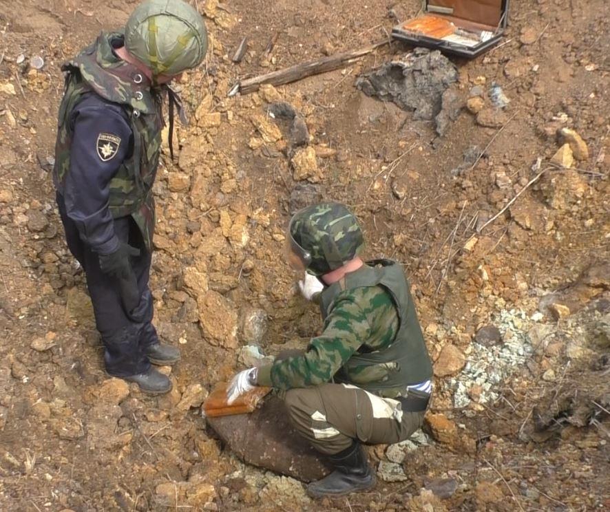 В двух районах Орловщины обезврежены два боеприпаса минувшей войны