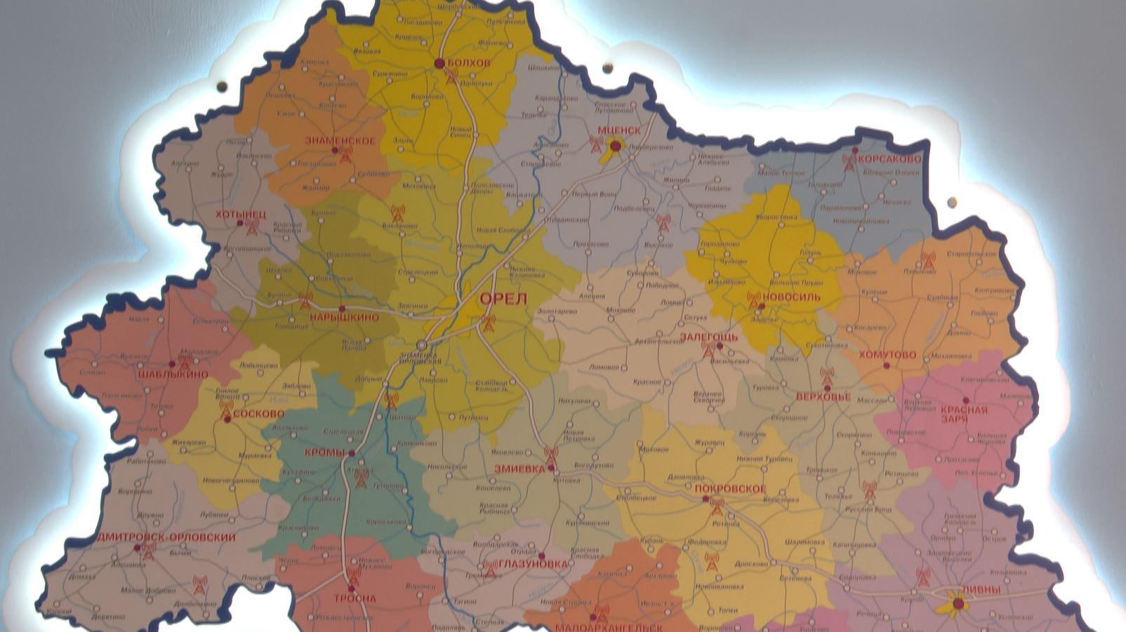 Орловских студентов приглашают собрать карту России и Орловской области