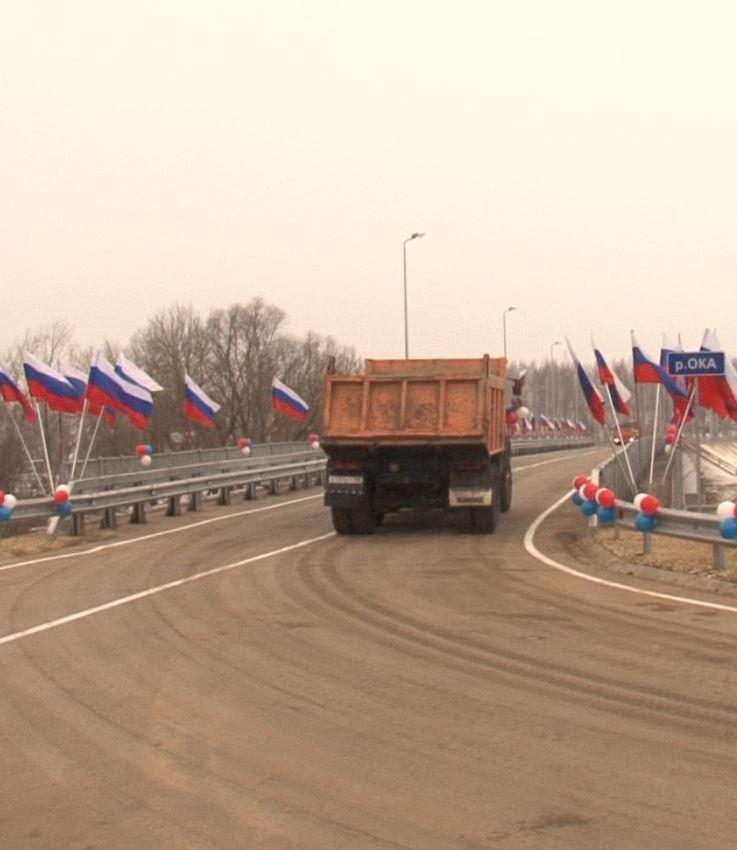 Строительство моста в Орловском округе выполнено с опережением графика