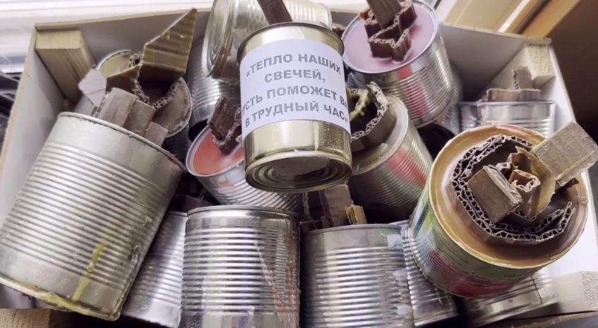 Гуманитарный груз доставили орловчане бойцам под Кременную