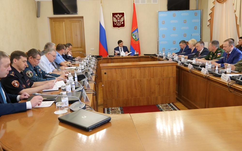 Губернатор Орловской области Андрей Клычков провел заседание регионального оперативного штаба