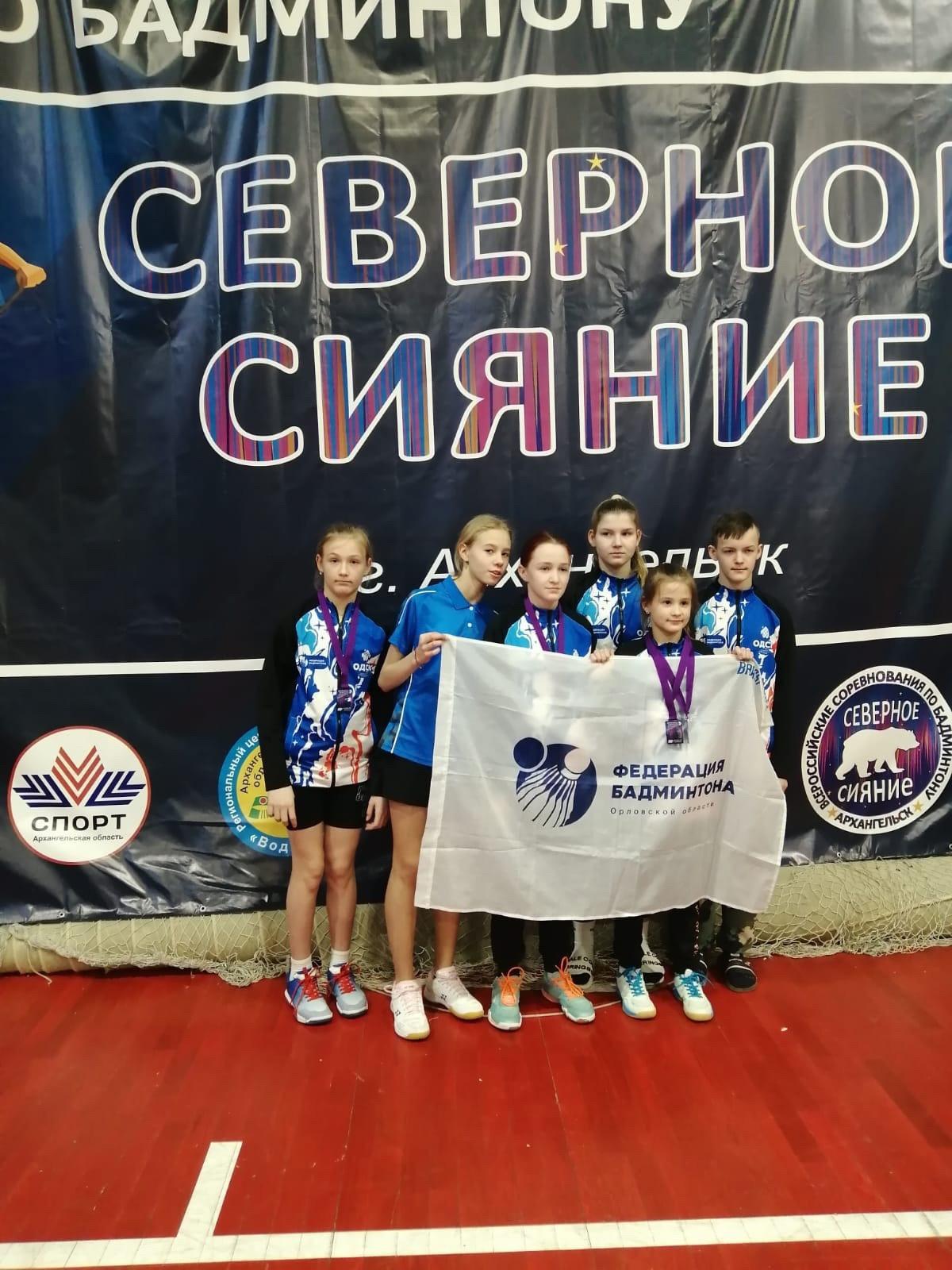 Орловчанки отличились на всероссийских соревнованиях по бадминтону