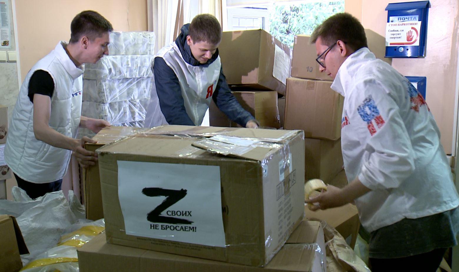 Около 5 тонн гуманитарного груза сегодня получил белгородский госпиталь из Орла