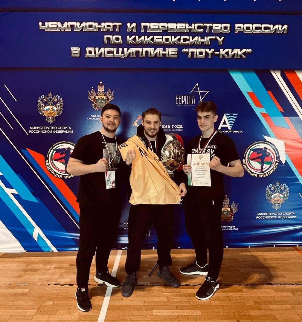 Орловские спортсмены на высших ступенях пьедестала чемпионата и первенства России по кикбоксингу 
