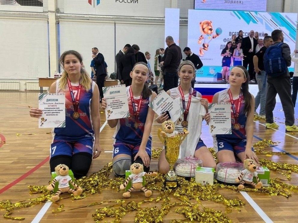 Команда Орловской области стала победителем Всероссийского детского фестиваля баскетбола