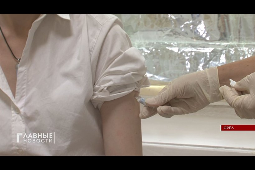 Орловчане начали делать прививки против гриппа