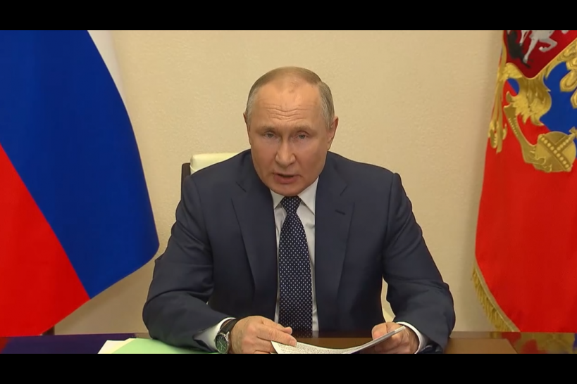 Владимир Путин подписал указ о торговле газом с недружественными странами в рублях