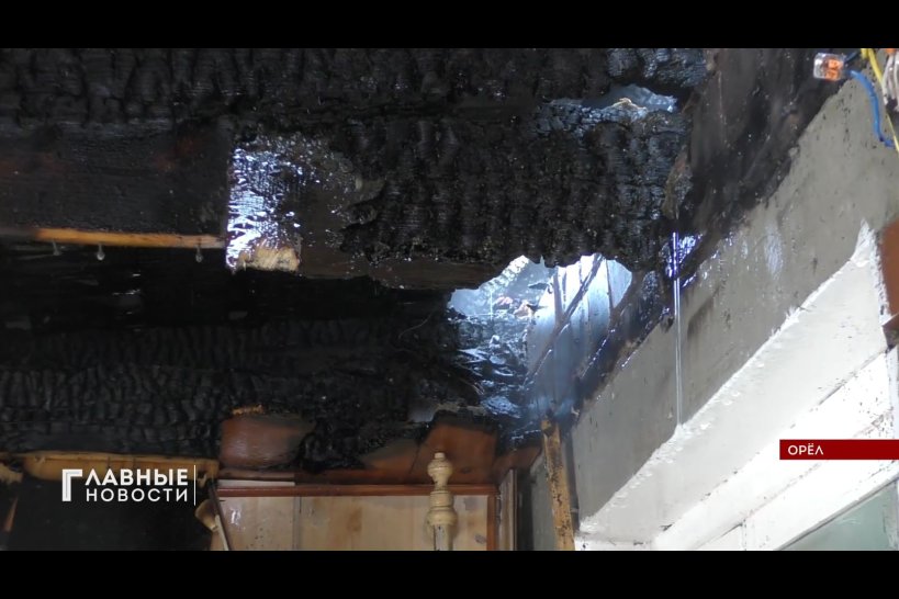 Пожарным удалось отстоять от огня жилой дом на Выгонке в Орле